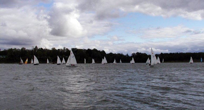 Racing Under Clouds