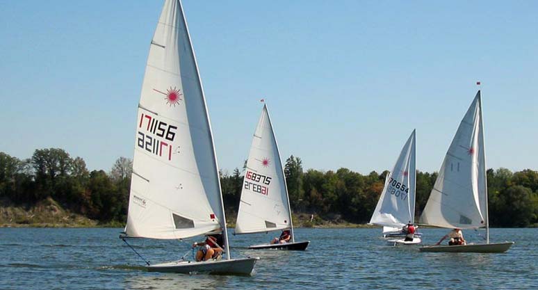 More Laser Pre-start Sailing