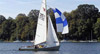 Bob Kennedy and Ravi Gupta Flying the Spinnaker