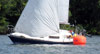 A Nice Heel for a Cruiser Roll Gybe Around the Mark