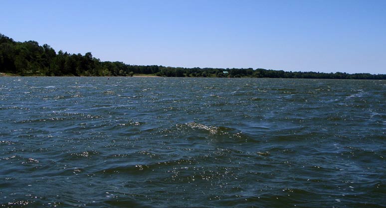 Wind Ripping Down the Length of Fanshawe Lake