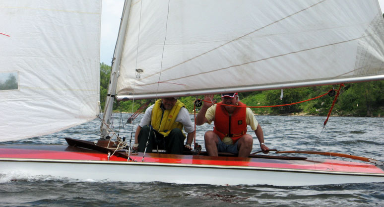 Third Place Finishers in the Open A Fleet Sailing a Y-Flyer