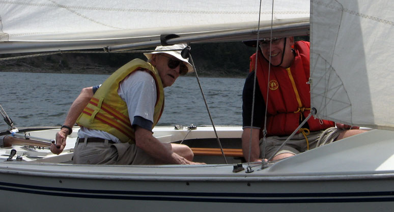 Open A First Place Finishers Sailing a Wayfarer