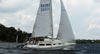 Fourth Place Finisher in the Open A Fleet Sailing a Schock 23