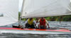 Third Place Finishers in the Open A Fleet Sailing a Y-Flyer