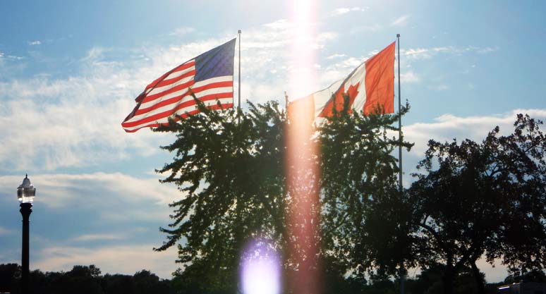 Flags at the Border