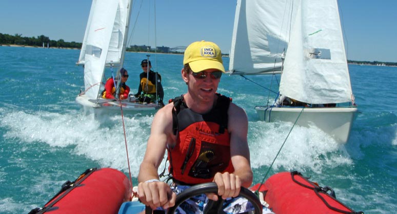 Towing the Boats Out to the Course