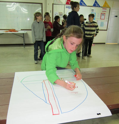 Labeling the Main Sail
